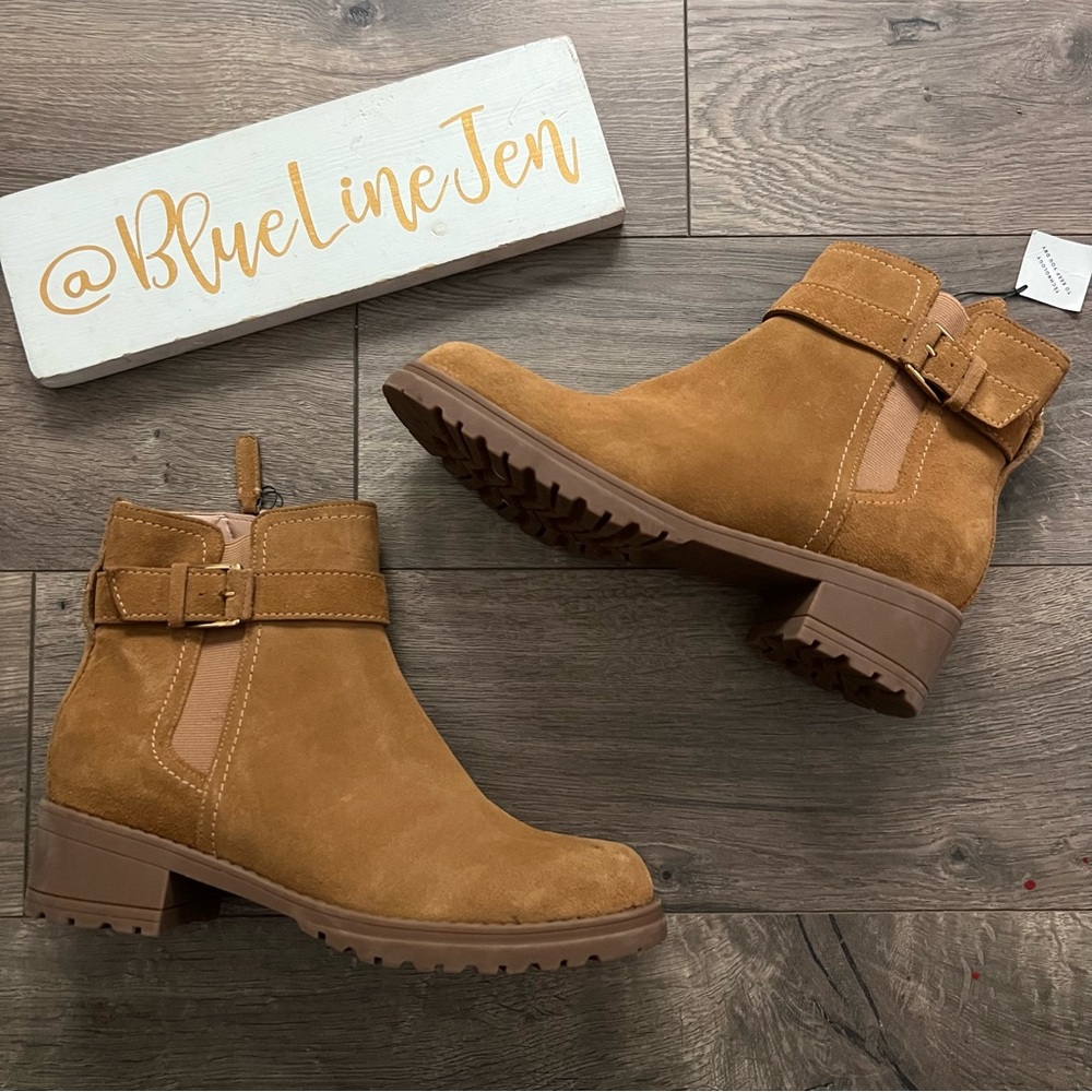 Cole Haan Catherine Suede Booties NWT